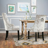 Set of 2/4 Crushed Velvet Knocker Dining Chairs Home Kitchen Restaurant Chair