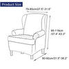 Wingback Covers Recliner Wing Arm Chair Sofa Couch Cover Slipcover Protector DIY