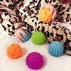 6 Piece First Baby Ball Set Baby Hand Massage Multi Textured Sensory Soft Balls