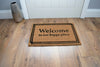Ochre Brown Coir Door Mat Outside Inside Non Slip Entrance Rug Novelty Kitchen