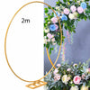 80" Circle Hoop Arch Stand Metal Wedding Flower Balloon Backdrop Stand NEW UK