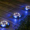 LED Solar Power Ground Lights Floor Decking Patio Outdoor Garden Lawn Path Lamps