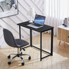 Black Computer Desk Study Table PC Laptop Workstation Home Office Furniture Wood