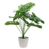 20inch Artificial Monstera Plant Multi Branch Tropical Potted Home Office Decor