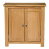 Small Oak Storage Cupboard | Wooden Filing Cabinet Shoe Organiser Bathroom Unit