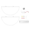 LED Ceiling Panel Light Chandelier Lamp Kitchen Living Bedroom Modern Ring Light
