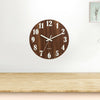 12 Luminous Vintage Wall Clock Round Antique Hanging Clock for Bedroom Office