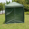 2x2m Sides Marquee Gazebo Tent Garden Party Waterproof Canopy Shelter Windbar