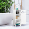 Waterproof Bathroom Cabinet Floor Unit Slim Toilet Organizer Storage Cupboard