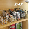 Small Iron Storage Basket Metal Wire Mesh Basketry Bathroom Kitchen School Trays