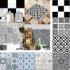 10pcs Moroccan Tile Sticker Bathroom Kitchen Waterproof Wall Decal DIY Home Deco