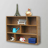 Wooden Wall Shelf Storage Holder Free Stand Desktop Organiser Decor Display Unit