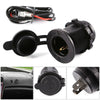 Car Cigarette Lighter Socket Motorcycle Waterproof Splitter Power Plug Outlet