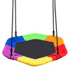 Large Rainbow Kids Swing Set Padd Seat Hexagon Rope Climbing Outdoor Garden Toy