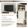 Modern Unit Wooden TV Cabinet Stand Unit Table With Shelves Cupboard Furniture