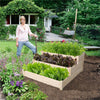 3 Tiered Raised Elevated Garden Bed Planter Box Kit for Vegetable Outdoor Garden
