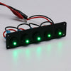 5 Gang Rocker Switch Panel DC 12V-24V LED Light Yacht Marine Boat Breaker