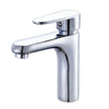 Chrome Finish Brass Single Hole Wash Basin Faucet Bathroom Vanity Sink Mixer Tap