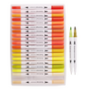 100 Colour Dual Tip Brush Pens w/Fineliners Art Markers Drawing Kids Girls Gift