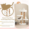 Wood Cat Tree Multi-Layer Cat Climbing Activity Center with Scratching Posts