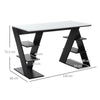 Stunning Home Office Desk Large Storage Shelves Laptop Workstation Writing Table