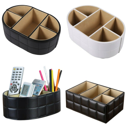TV Remote Control Holder Phone Tea Table Storage Box Desktop Tidy Organizer
