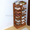 Wooden Shoe Rack Stand Storage Organiser Lightweight Compact Space Save Shelf