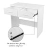 Computer Desk Compact Laptop PC Study Table Bedroom Dressing Table with Drawers