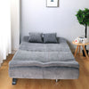 Upholstered Sofa Bed Sleeper Recliner Chair Beds 3 Seater Couch Settee Sofabed