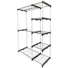 Clothes Rail Heavy Duty Garment Rack Hanging Display Stand Shoe Storage Shelves