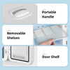 LED Mirror Mini Fridge Portable Beauty Ice Box Table Top Small Cooler&Warmer 8L