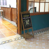 LARGE 110CM X 40CM WOODEN A BOARD CHALKBOARD PAVEMENT SIGN SANDWICH PUB CAFE UK