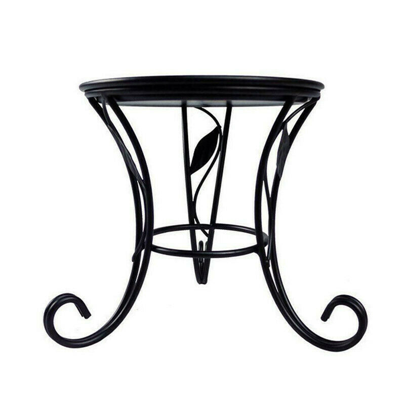 Metal Plant Pot Stand Flower Display Shelf Garden Patio Indoor Outdoor