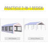 6M X 4M Heavy Duty Gazebo Garden Wedding Marquee Canopy Party Tent Shelter
