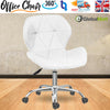 Cushioned Computer Desk Office Chair Chrome Legs Lift Swivel Small Adjustable UK