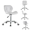 Swivel PU Leather Cushioned Chair Computer Office Desk Studio Salon Barber UK