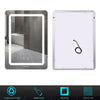 Color Changing LED Illuminated Bathroom Mirror Wall Light Up Touch Switch Sensor