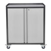 Rolling Filing Cabinet Lockable Office File Document Storage Cupboard with Keys