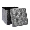 Ottoman Storage Seat Stool Trunk Toy Chest Bedding or Blanket Box Folding Bench