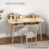 Computer Desk Wooden Writing Study Desk Home Office Storage Drawer Workstation