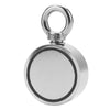 500KG Fishing Magnet Double Sided Round Recovery Salvage Neodymium 75mm