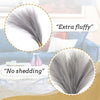 6Pc Artificial Fake Pampas Grass Flowers Home Table Bouquet Bridal Wedding Decor