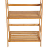 4-Tier Bamboo Ladder Bookcase Utility Shelf DIY Plant Stand Holder Study