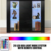 LED Sideboard Cupboard Display Cabinet High Gloss Door TV Unit Cabinet Furniture