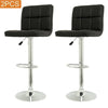 2X Bar Stools Leather Swivel Gas Lift Chair Kitchen Breakfast Pub Black,Red,Grey