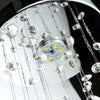 Chrome Crystal LED Ceiling Light Fitting Pendant Lamps Chandelier 5336HC Lights