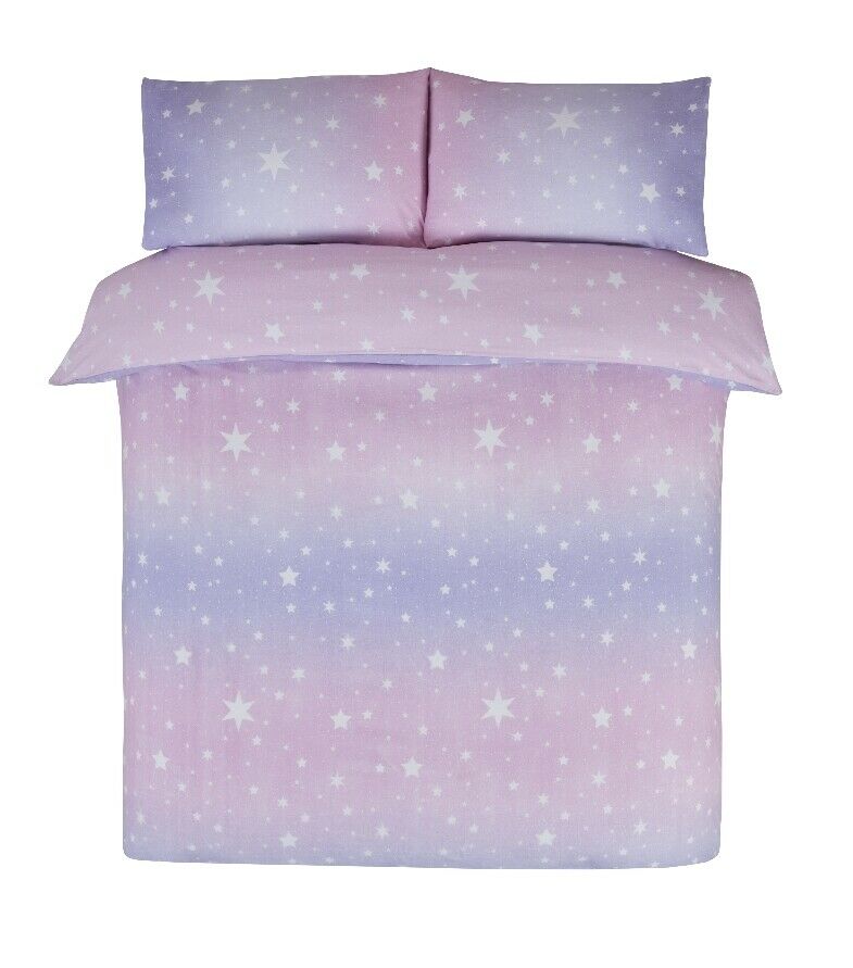 THERMAL 100% BRUSHED COTTON FLANNELETTE QUILT DUVET COVER BED SET COSY WARM SOFT