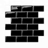 12"x12" Peel Stick On Tile Self Adhesive Kitchen Bathroom 3D Wall Sticker Tiles