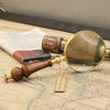 Magnifier Reading Repair Magnifying Glass Reader Wooden Handle Vintage Gift 3''
