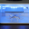 Modern TV Unit Cabinet Stand High Gloss Doors 160cm with LED Lights Drawers